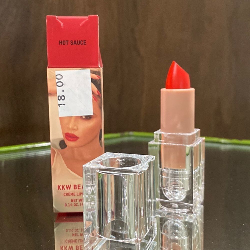 KKW Beauty- Hot Sauce, crème lipstick. NIB. Discontinued.